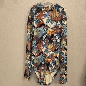 Women’s Long-Sleeved Swell Seeker One-Piece Swimsuit